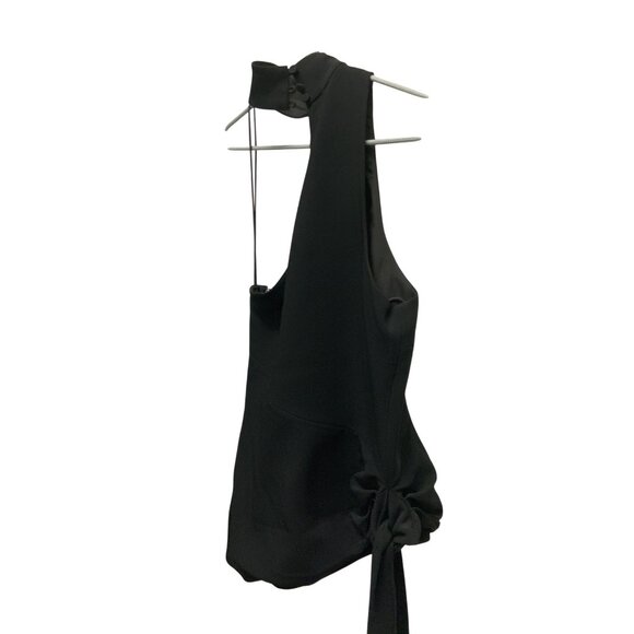 Cinq À Sept Leah Black Asymmetric Top - Picture 5 of 7